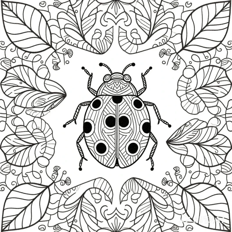 Tuyển tập tranh tô màu bọ rùa đáng yêu giúp bé phát triển sáng tạo