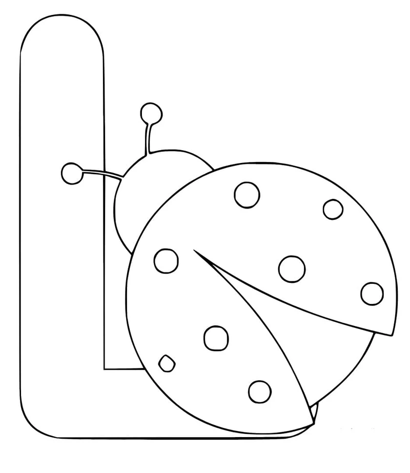 Tải ngay ảnh tô màu bọ rùa dễ thương cho bé tập tô tại nhà