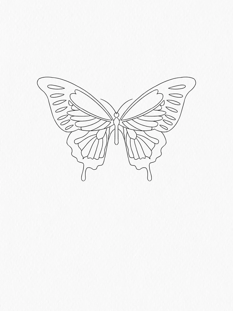 Bộ sưu tập tranh tô màu bướm cute siêu đáng yêu cho trẻ nhỏ