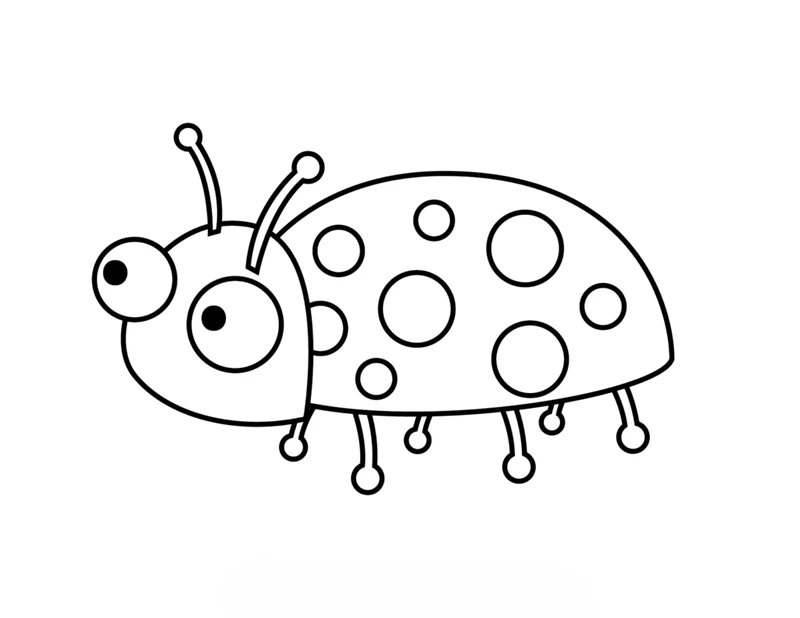 Tuyển tập tranh tô màu bọ rùa đáng yêu cho bé cực xinh