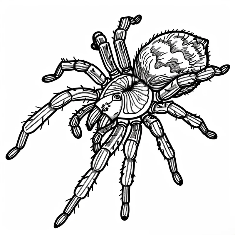 Khơi gợi sáng tạo với tranh tô màu nhện sáng tạo