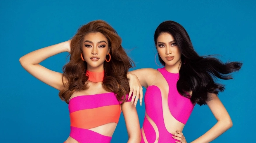 Á hậu Ngọc Thảo đọ dáng nóng bỏng bên cạnh người đẹp Á hậu Kiều Loan