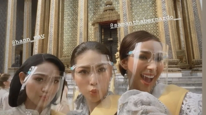 Á hậu Ngọc Thảo hóa thân thành cô gái Thái xinh đẹp trong những ngày đầu tham gia Miss Grand