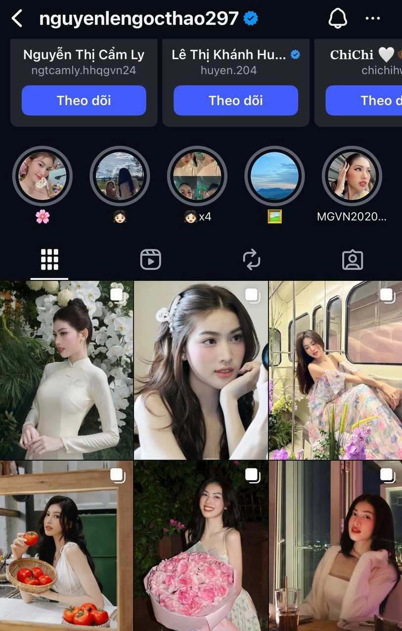 Á hậu Ngọc Thảo khoe vẻ đẹp sang chảnh trong trang phục sành điệu