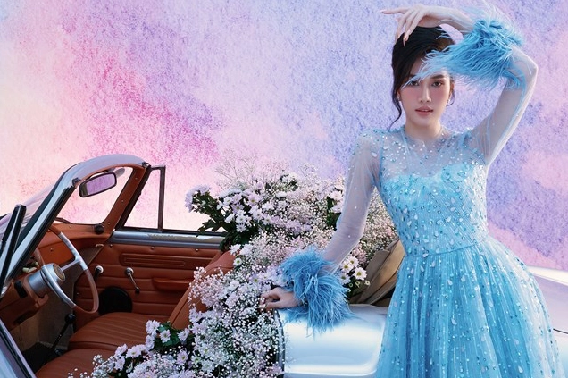 Á hậu Phương Anh khoe nhan sắc thăng hạng với góc nghiêng thần thánh