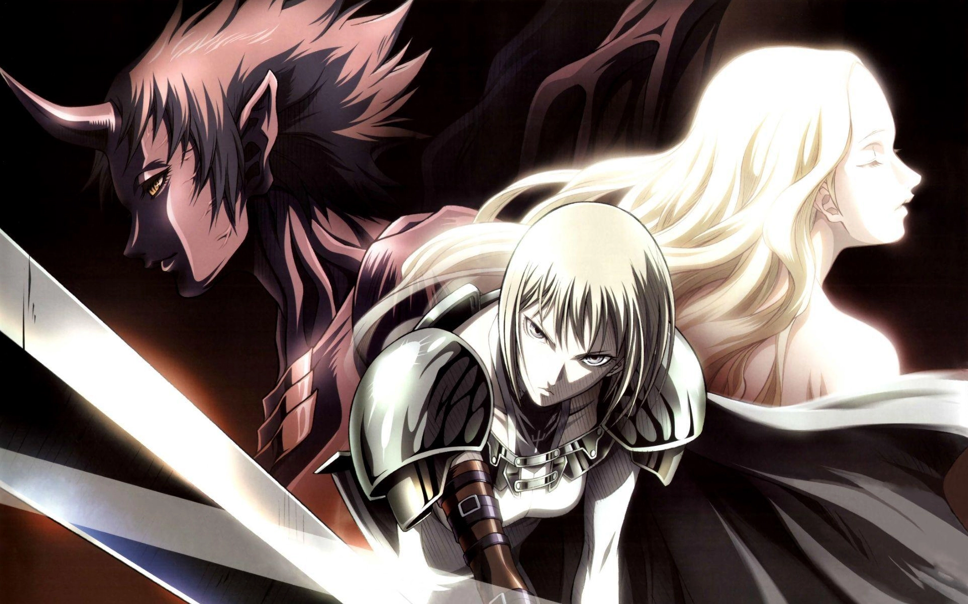Again Claymore but the 3 protagonist D Claymore