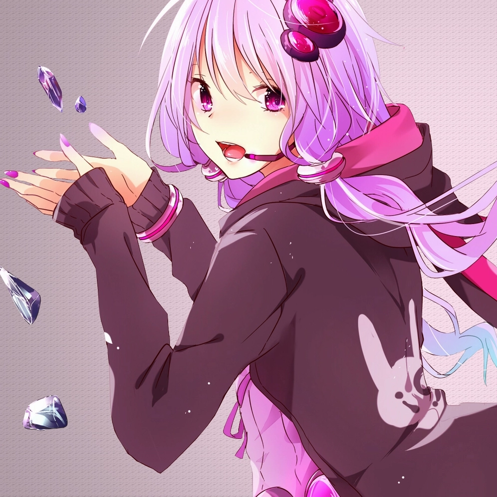 ảnh anime màu hồng dễ thương