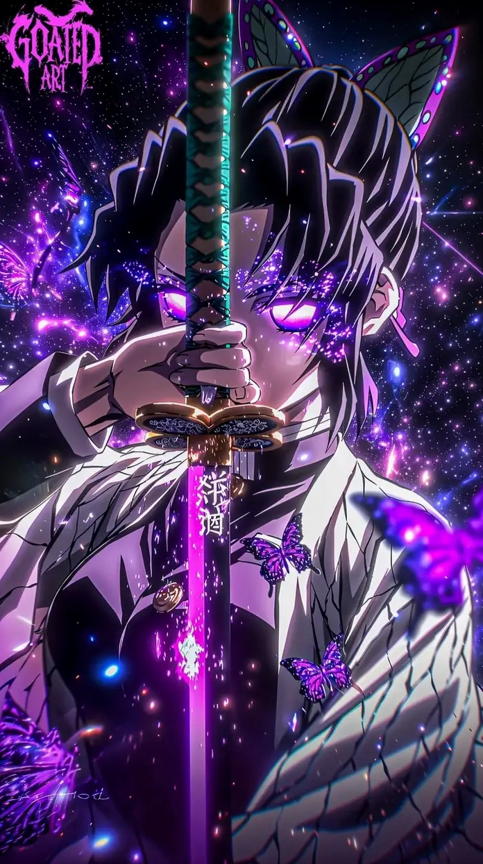 ảnh anime màu tím cực chất