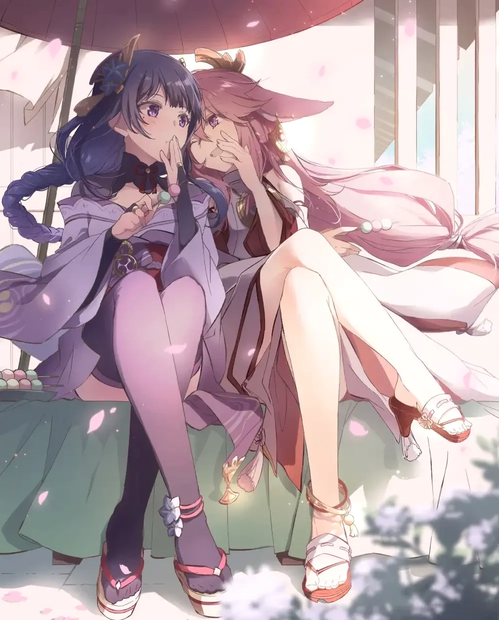 ảnh anime màu tím đẹp