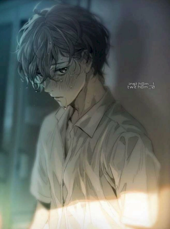 Ảnh anime nam buồn ngầu đẹp nhất khóc