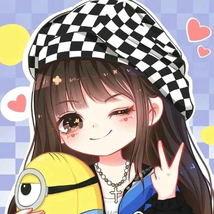 Ảnh anime nữ chibi cute dễ vẽ với nét vẽ ngộ nghĩnh đáng yêu