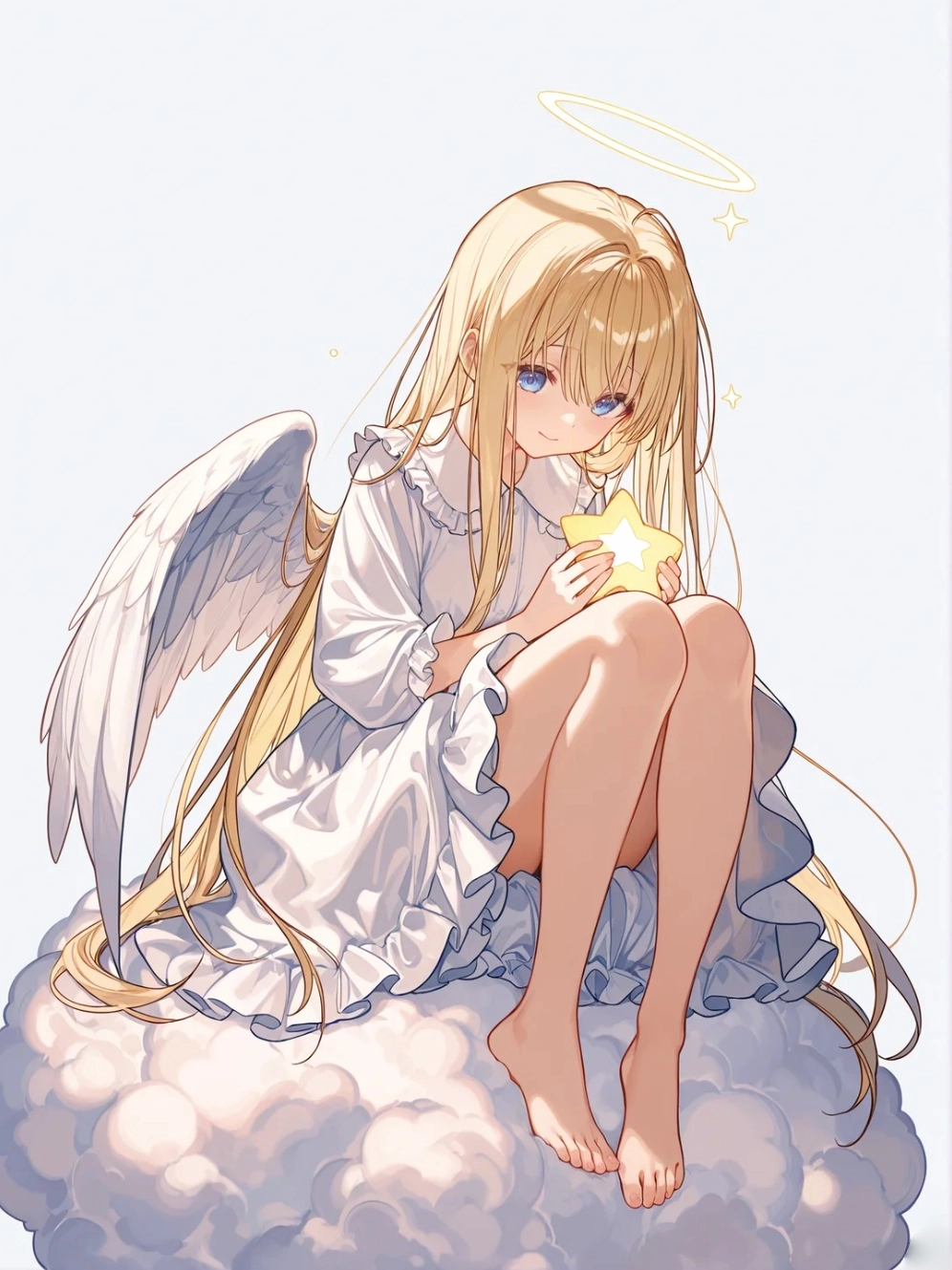 ảnh anime thiên thần cute