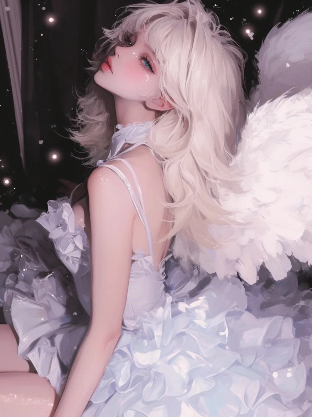 ảnh anime thiên thần nữ 7