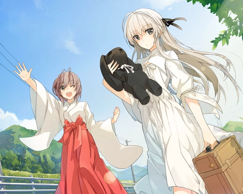 ảnh anime yosuga no sora cảnh bầu trời