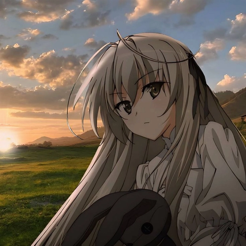 ảnh anime yosuga no sora dễ thương