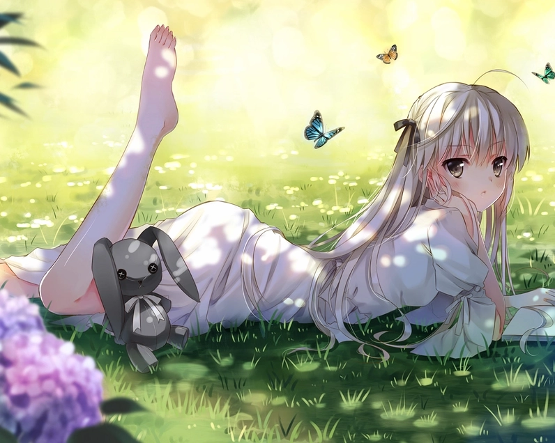 ảnh anime yosuga no sora nao buồn khóc