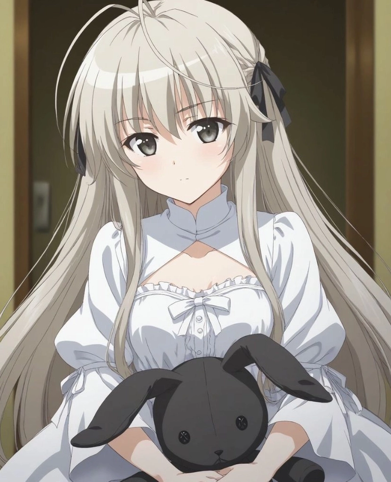 ảnh anime yosuga no sora sora ngồi buồn