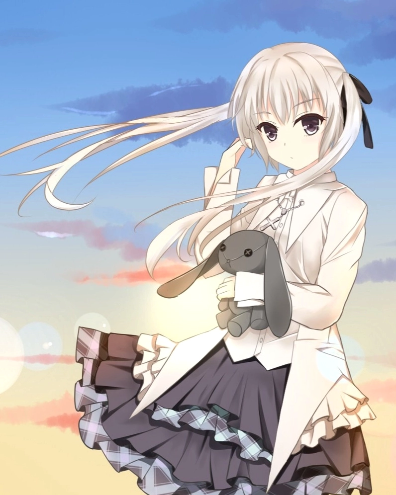 ảnh anime yosuga no sora sora tóc dài