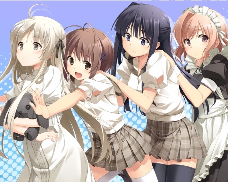 ảnh anime yosuga no sora vui vè cùng bạn