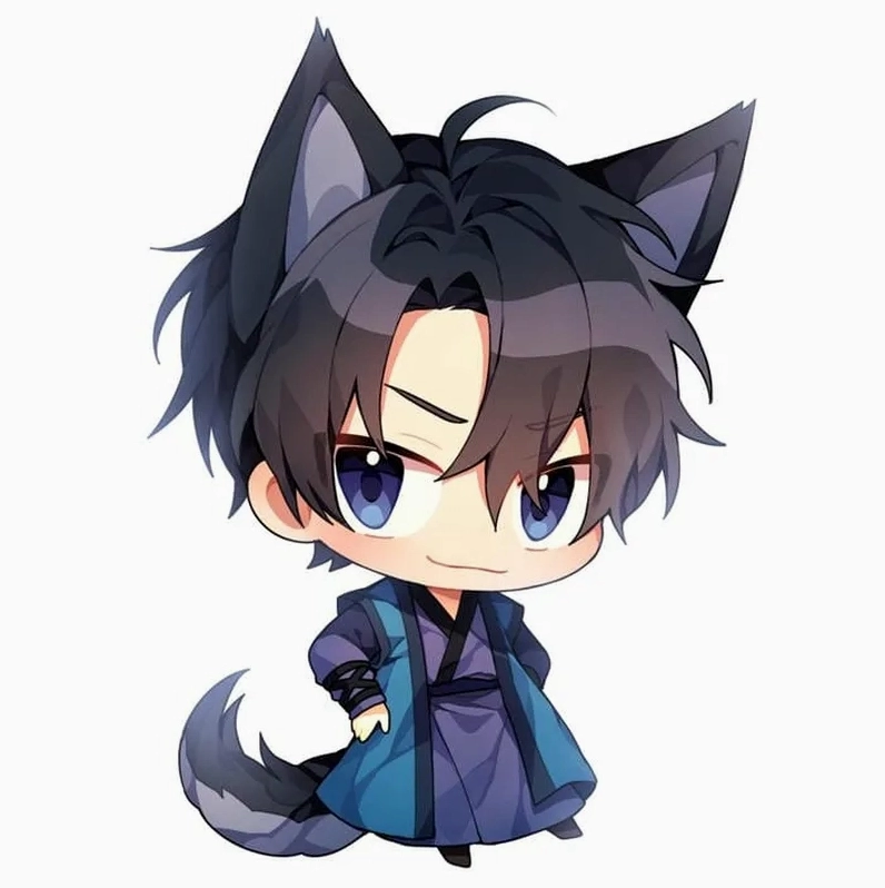 Ảnh chibi nam dễ thương nổi bật với phong cách mềm mại và cực kỳ tinh tế