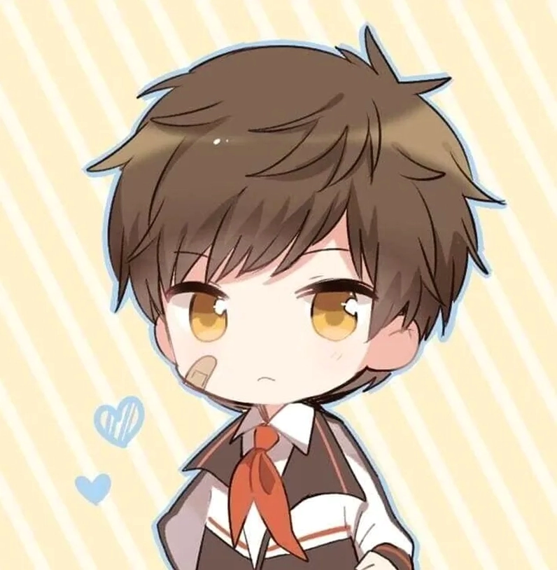 Ảnh chibi nam lạnh lùng nhưng vẫn đầy thu hút với phong cách anime đặc trưng