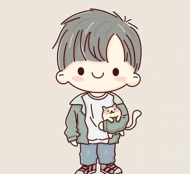 Ảnh chibi nam ngộ nghĩnh đặc biệt phù hợp cho những ai có sở thích vẽ tranh chibi