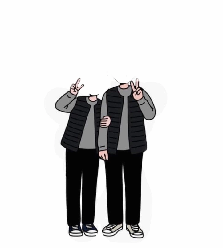 Ảnh Chibi Nam Nữ Ghép Mặt hài hước