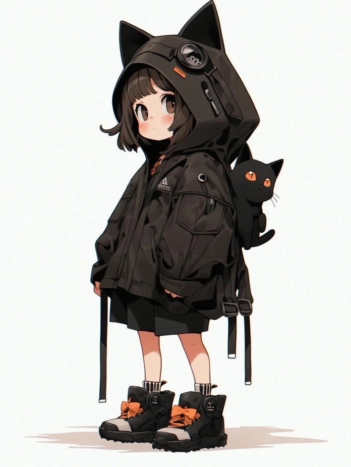 Ảnh chibi ngầu lòi với vẻ ngoài cực chất đầy cá tính