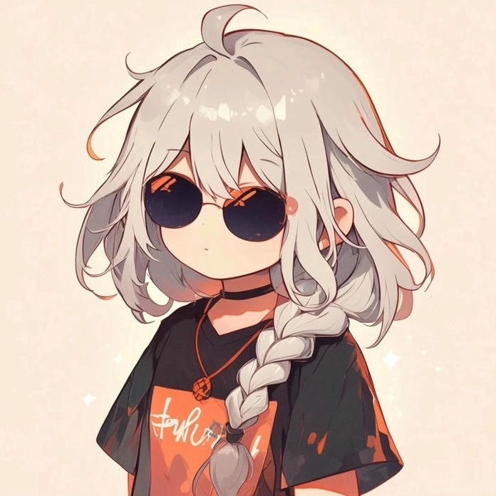Ảnh chibi ngầu nữ với vẻ đẹp bí ẩn cuốn hút ánh nhìn