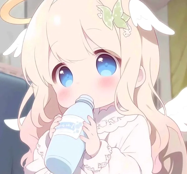 Ảnh chibi nữ cute với góc nghiêng thần thánh