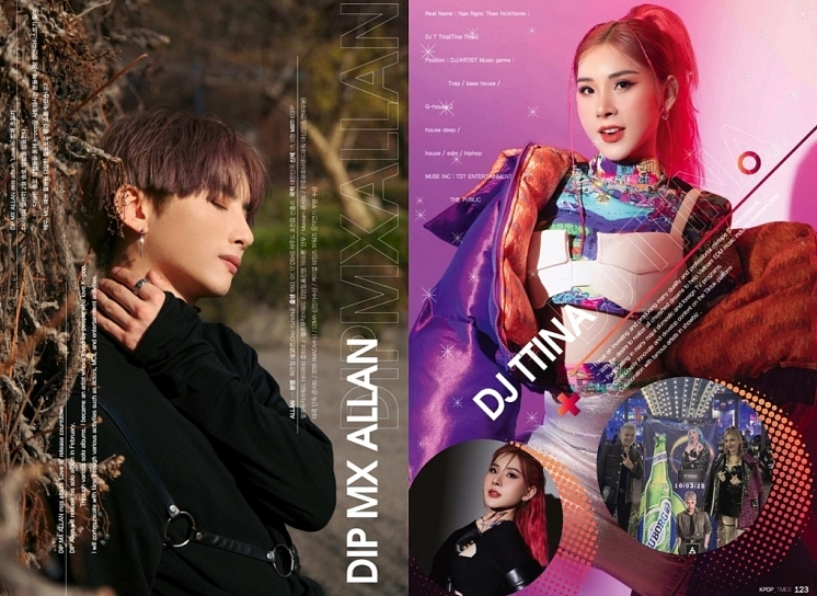 ảnh dj t tina bài báo