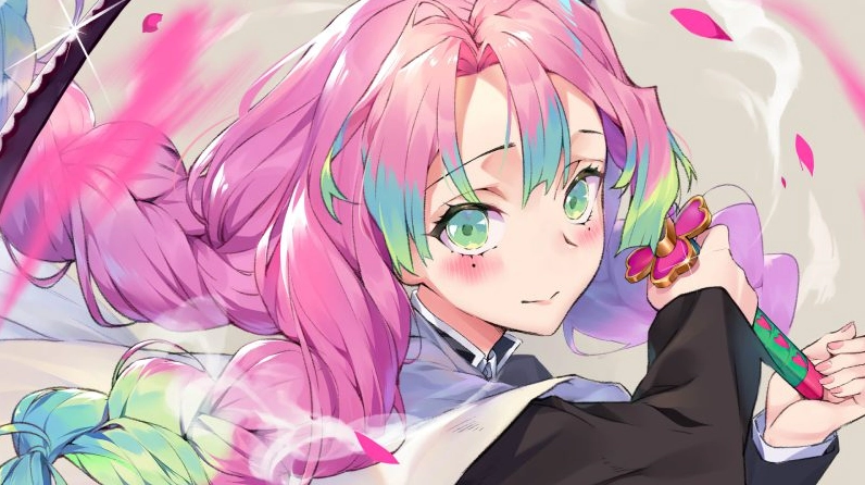 Ảnh mitsuri anime bị thương nhưng vẫn kiên cường