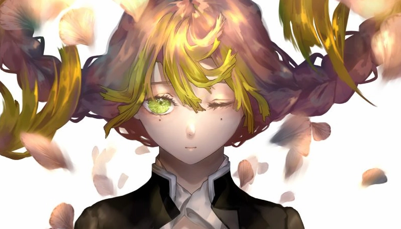 Ảnh mitsuri anime ngơ ngác cực kỳ hài hước