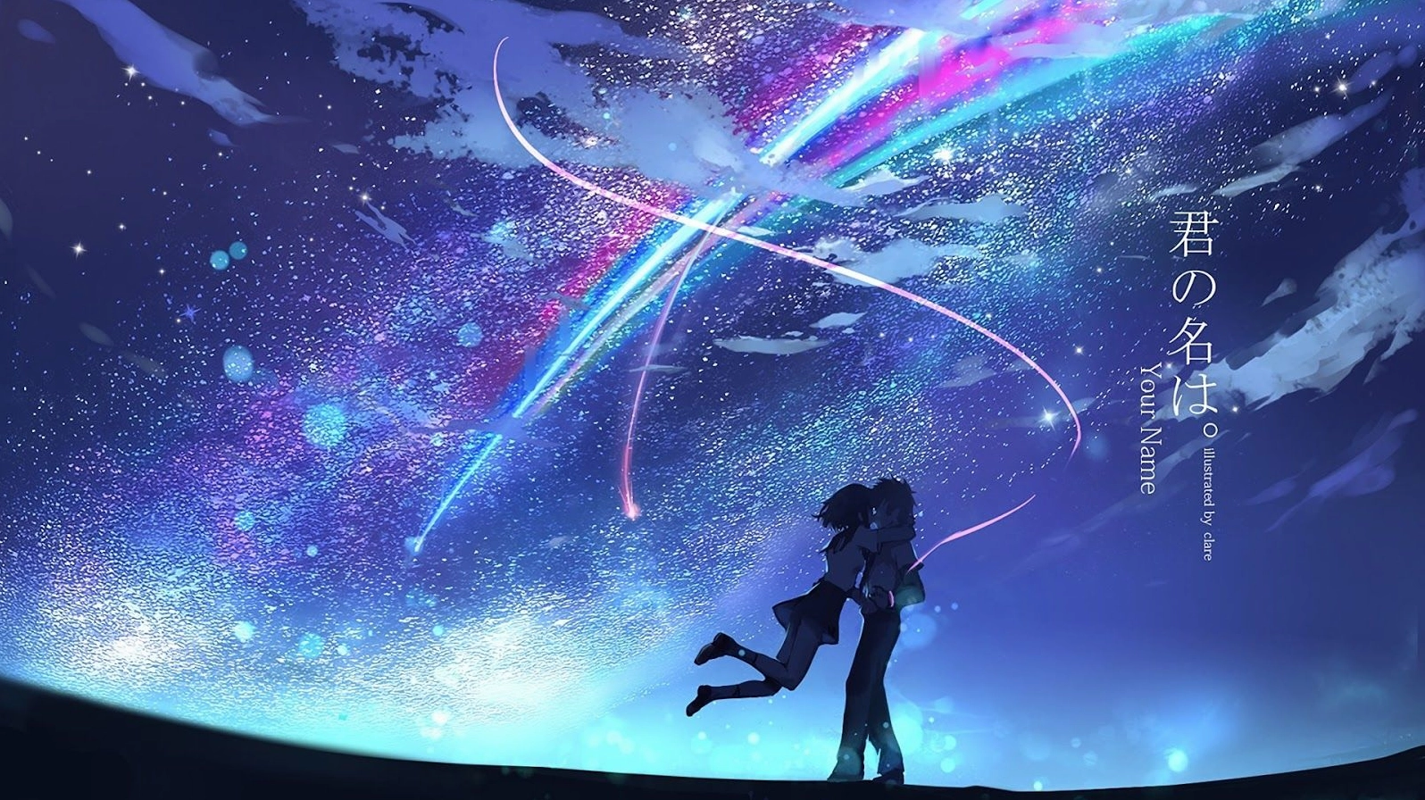 Ảnh nền anime your name đẹp nhất nam buồn