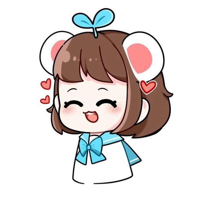 Ảnh nền hình Simmy chibi cute tươi sáng