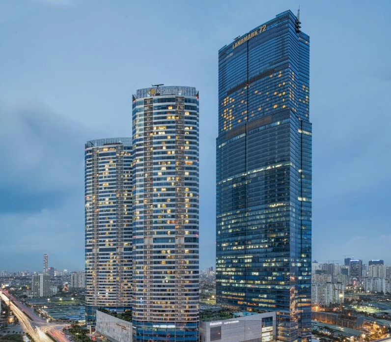 Ánh sáng lung linh huyền ảo tại sảnh chờ Landmark 72