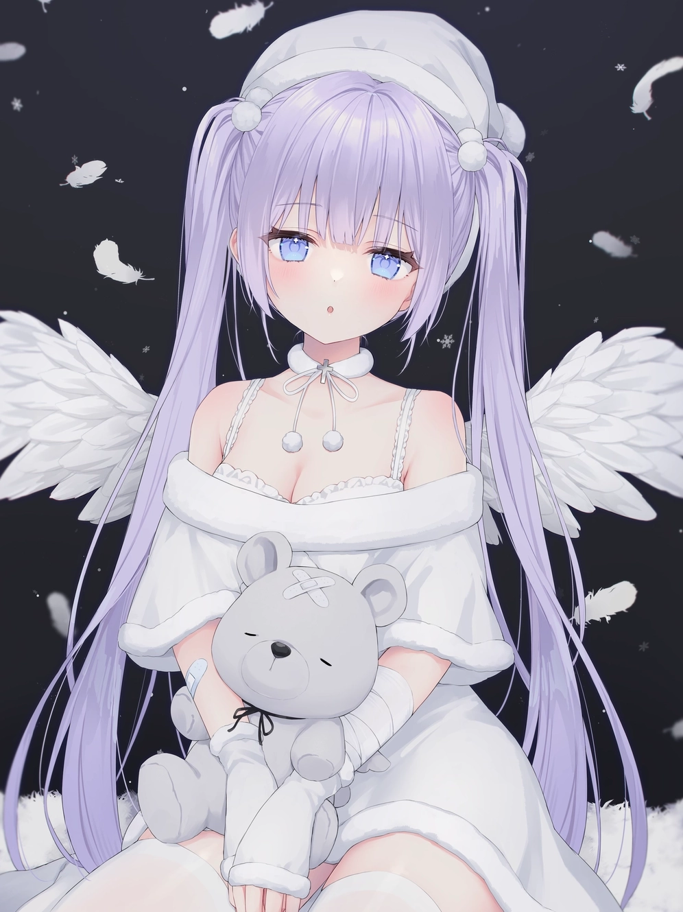 ảnh thiên thần anime buồn