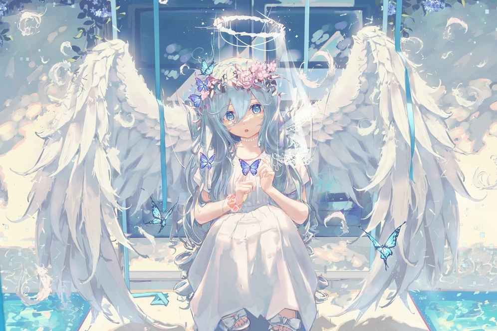 ảnh thiên thần anime cute