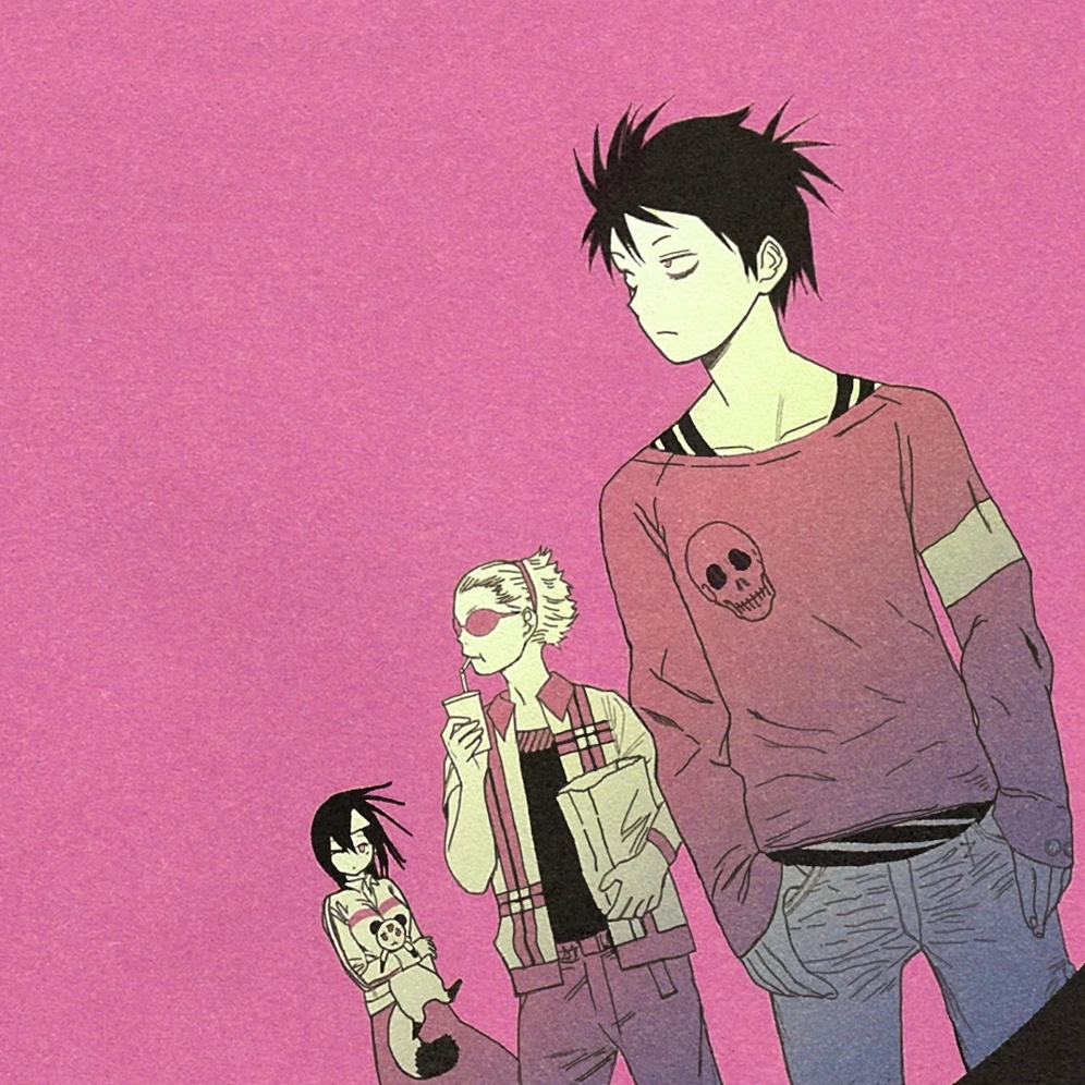 anime màu hồng hiện đại