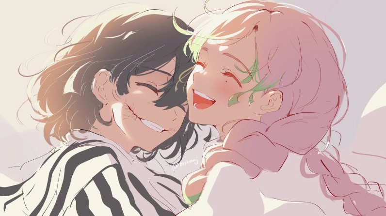 Avatar mitsuri cute phiên bản đang chiến đấu căng thẳng