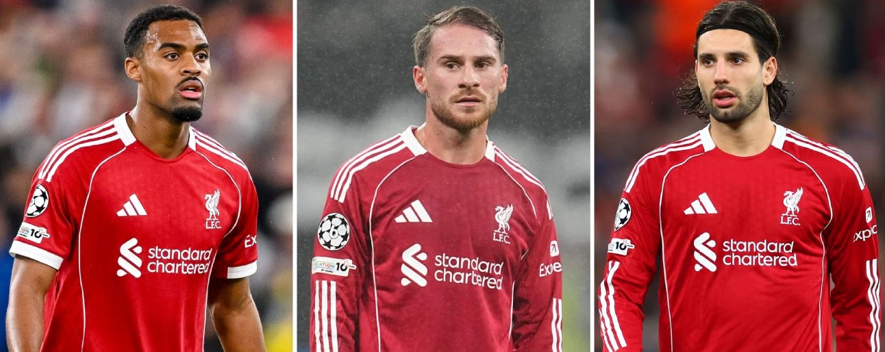 Bộ ba tiền vệ Gravenberch, Mac Allister, Szoboszlai của Liverpool thi đấu nổi bật