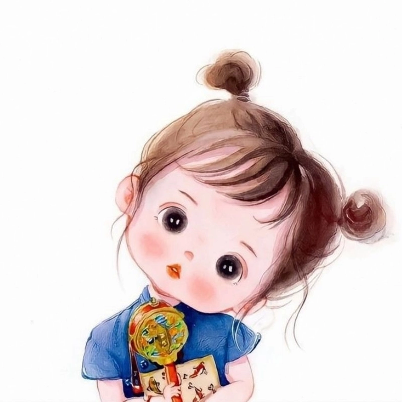 Bộ hình vẽ con gái cute dễ tải làm ảnh nền điện thoại