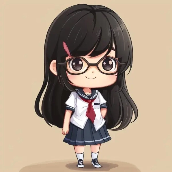 Bộ sưu tập ảnh chibi học sinh siêu cấp đáng yêu