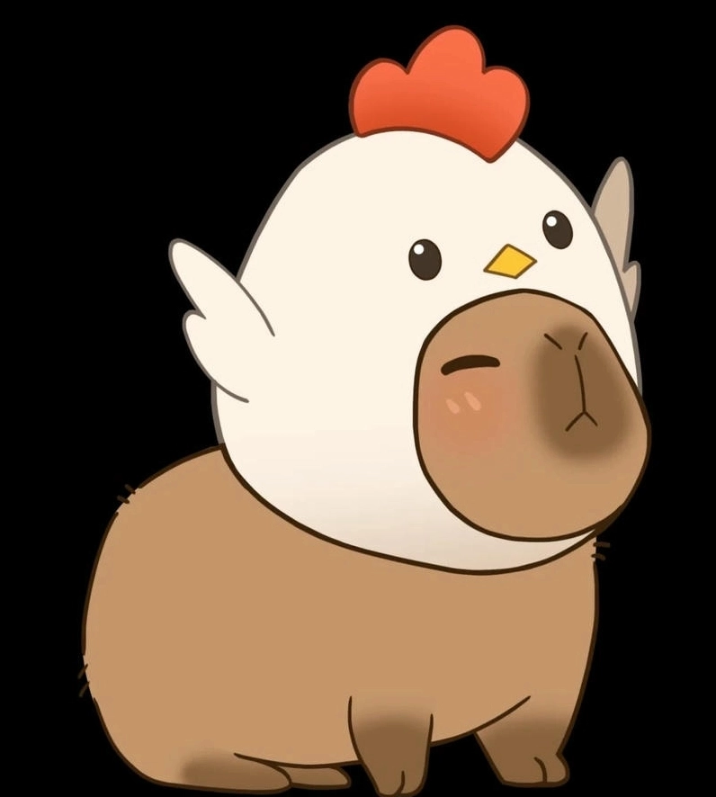 Bộ sưu tập hình cute hình capybara chibi nhai cỏ