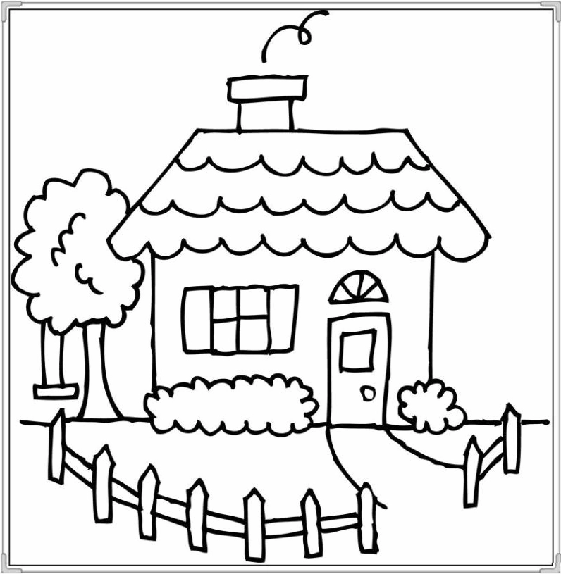 Bộ tranh tô màu phong cảnh cho bé mẫu giáo giúp con tự do bay bổng