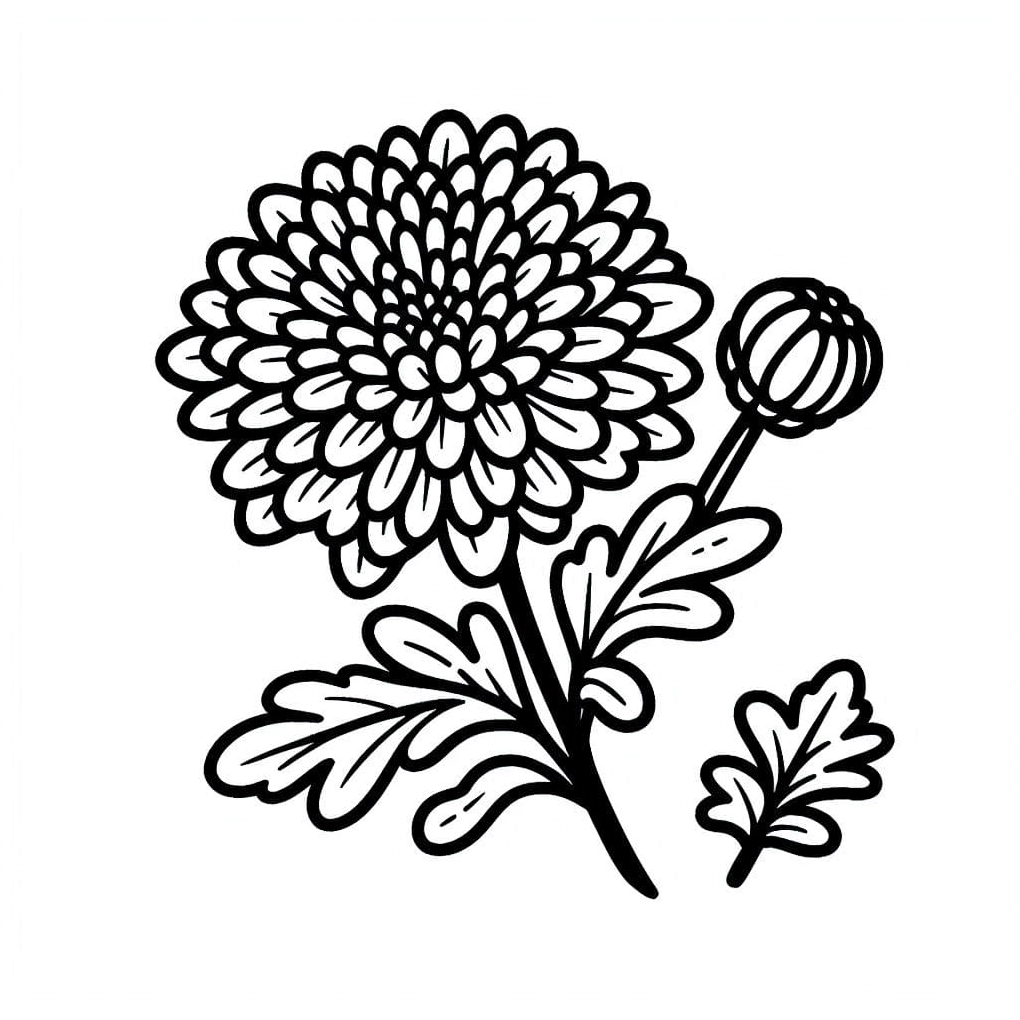 Bông và nụ hoa cúc vươn mình đón nắng