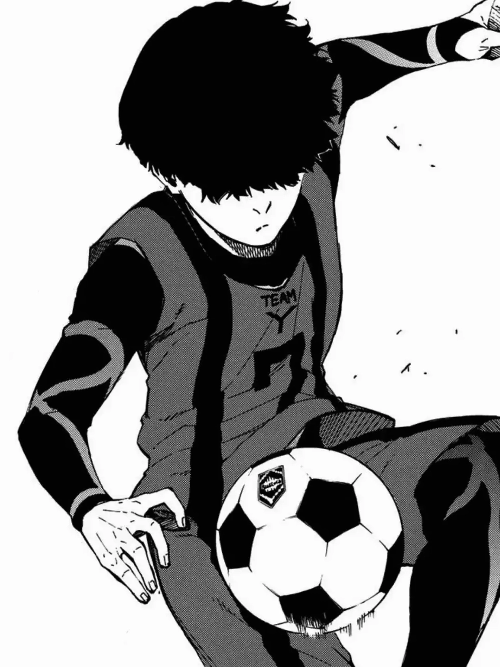 Bức ảnh anime đá bóng nổi bật với pha ghi bàn đẹp mắt