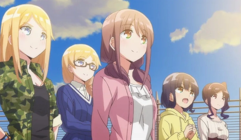 Bức ảnh Anime Harukana Receive trên bãi biển xanh