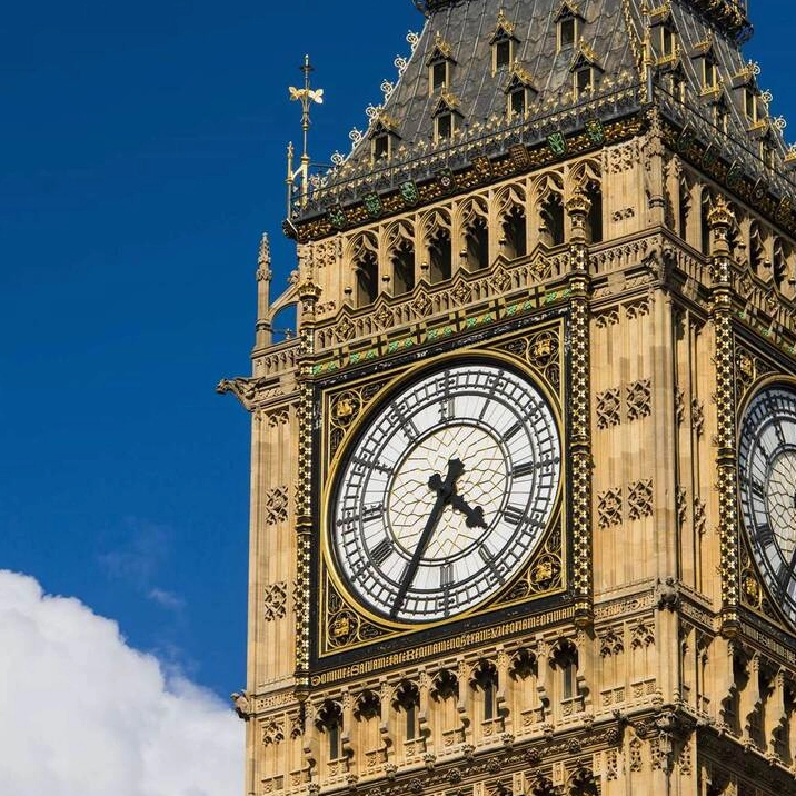 Bức ảnh Big Ben toát lên vẻ đẹp cơ học tinh xảo và là biểu tượng của thời gian