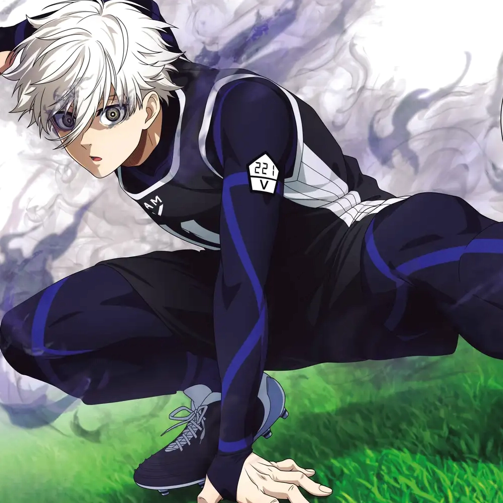 Bức ảnh blue lock anime đá bóng căng thẳng